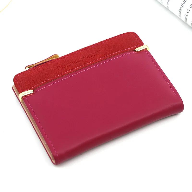 Women's Wallet Short Women Ultrathin Coin Purse Fashion Wallets for Woman Card Holder Small Ladies Hasp Mini Clutch for Girl