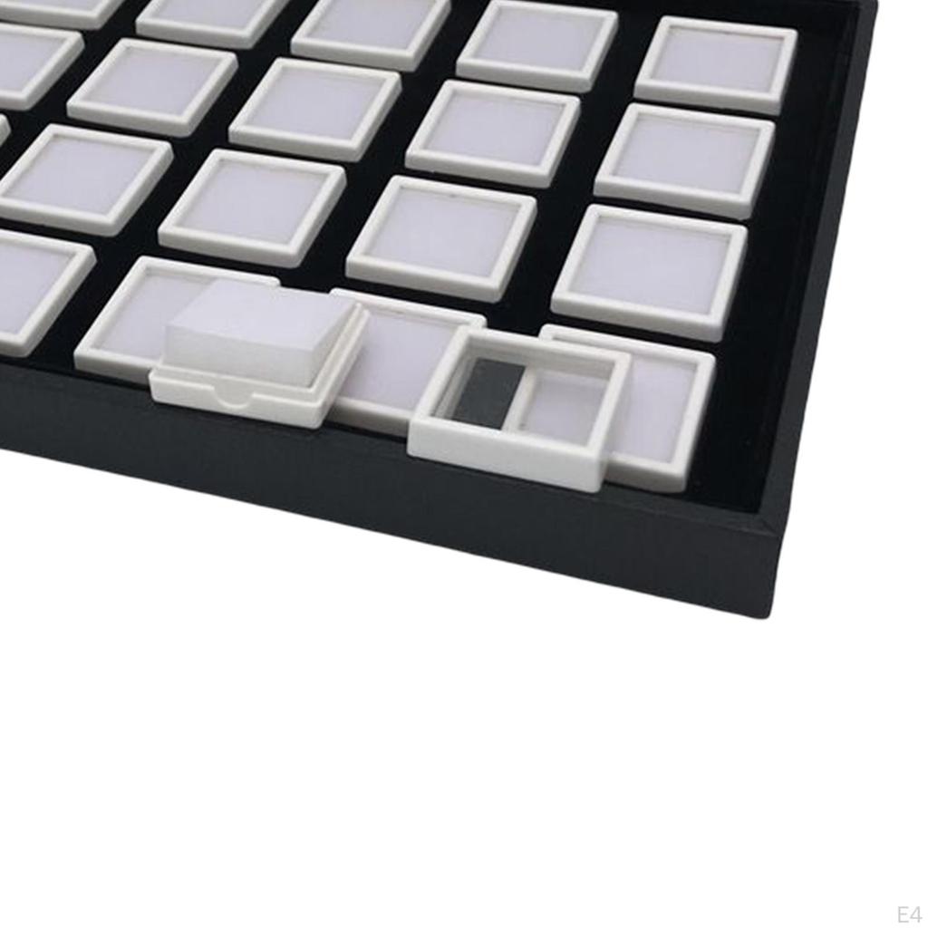 Подставка-органайзер для демонстрации драгоценных камней, настольный держатель для россыпи драгоценных камней, браслетов