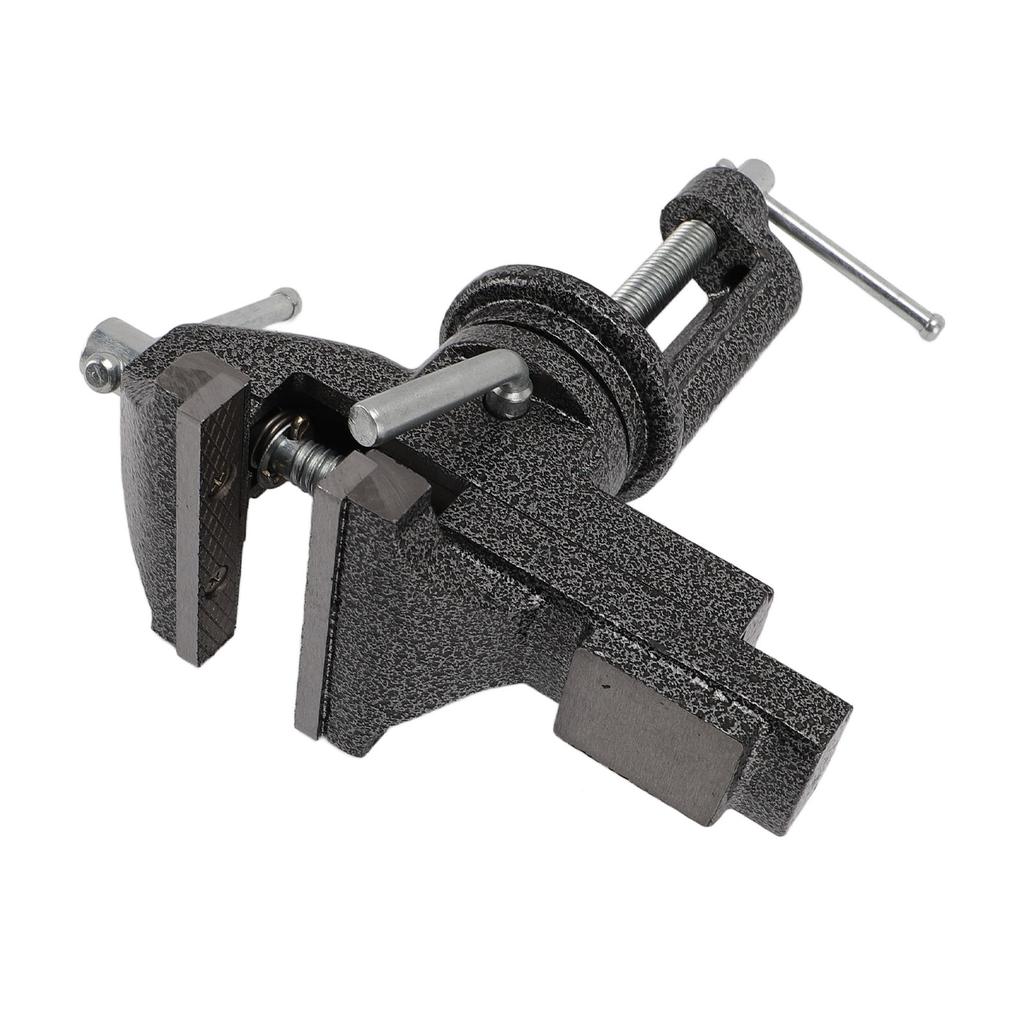 Струбцина Тиски Настольные Вращающиеся на 360 градусов Универсальные Мини Тиски для Верстака Ширина Открытия Губок 75 мм 62 мм