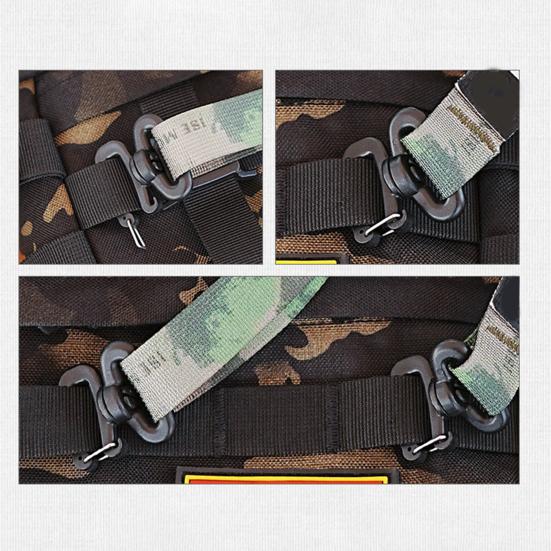 Outdoor Camping Crossbody Quick Release Extensible Bag Strap Adjustable Length Shoulder Strap with Multi-Hanging