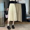 Plus Size Summer Trendy High-Waist Slim-Fit Versatile Elegant A-Line Umbrella Skirt for Women