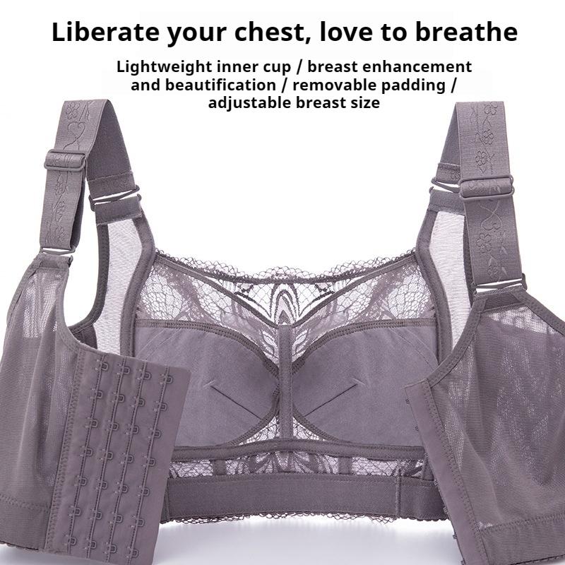 Регулируемый бюстгальтер пуш-ап против провисания ультратонкий без косточек для маленькой груди дышащий большого размера