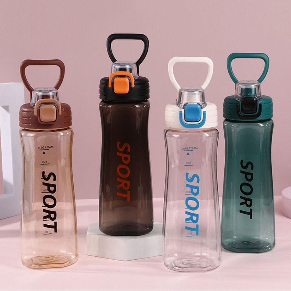 Бутылка для воды из ПК с соломинкой, большой емкости, спортивный чайник, питьевая спортивная летняя кружка для воды