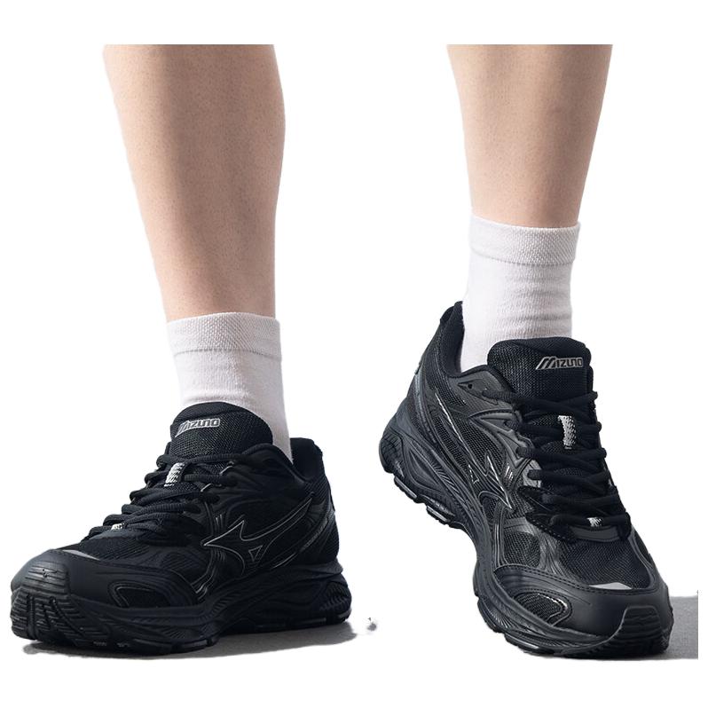 Mizuno LG 10S Удобные Прочные Дышащие Легкие Низкие Кроссовки Унисекс для Бега Черный D1GH242401