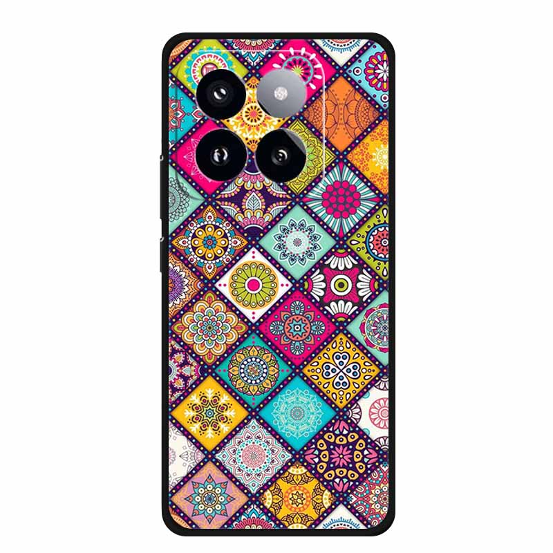 Для Xiaomi 14T PRO Чехол Роскошный Мягкий Силикон ТПУ Чехлы для Телефона Задняя Крышка Для Xiaomi14T Бампер Защитный Ударопрочный Любовь fundas