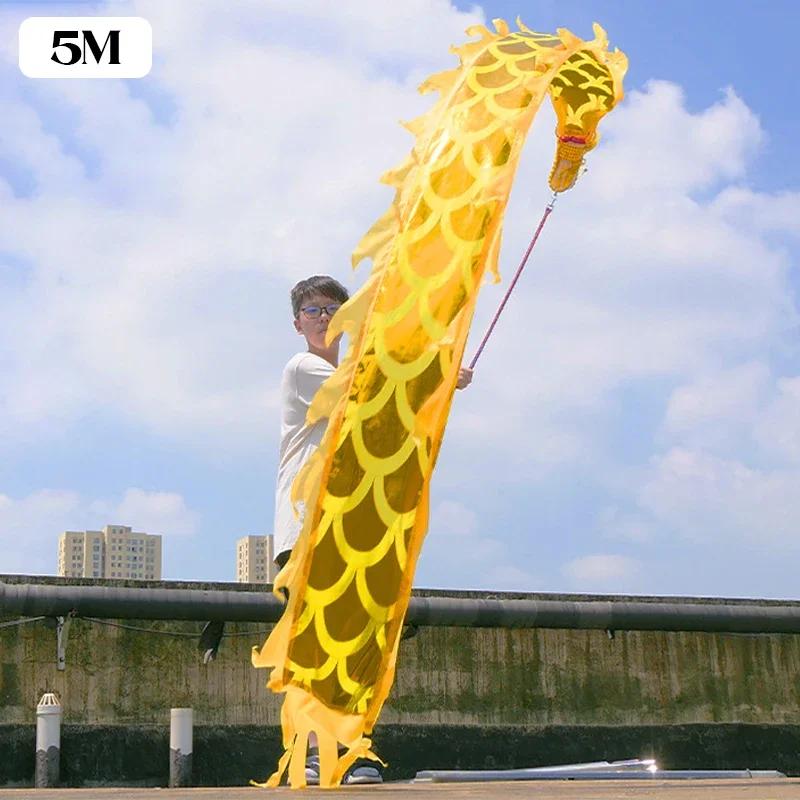 3/5M китайский стиль дракон танец реквизит для детей карнавал фестиваль китайский Новый год квадрат представление забавный реквизит для практики
