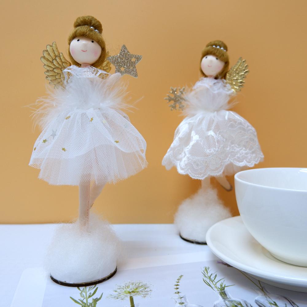 Рождественские украшения, кукла-ангел, игрушка, подвесной кулон, елочные украшения, рождественские украшения для дома, Новый год