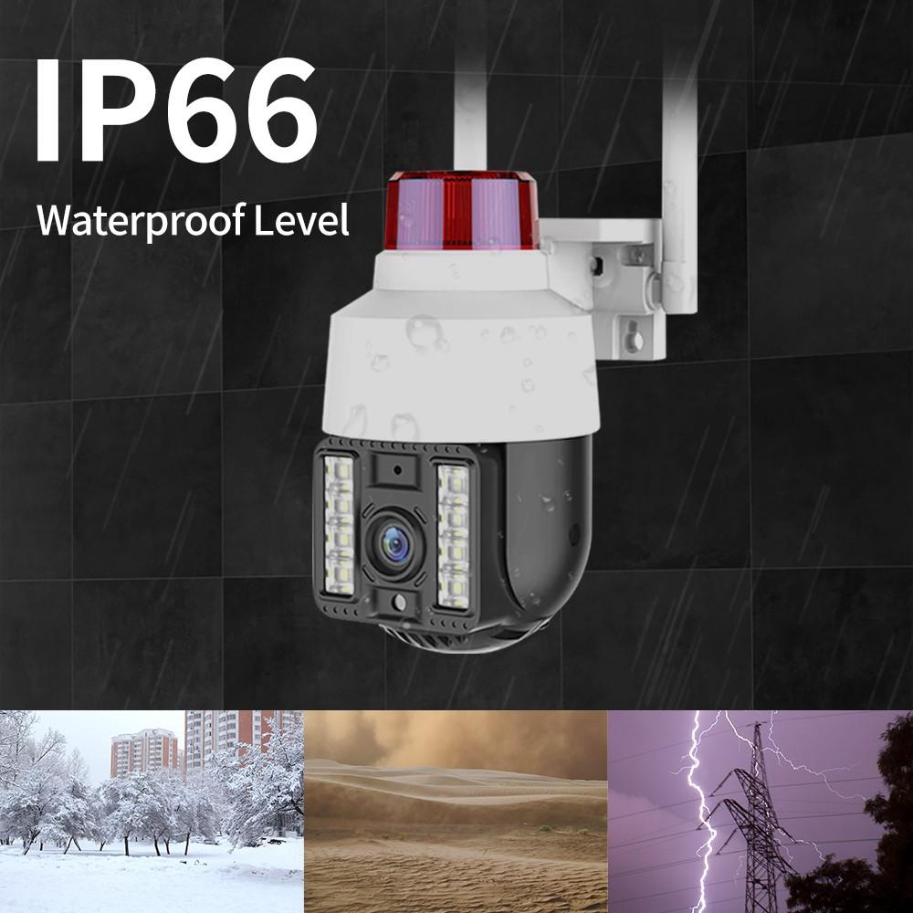 8-мегапиксельная IP-камера с 8-кратным оптическим зумом, Wi-Fi, камера видеонаблюдения, цветная камера ночного видения с двумя объективами, IP66, наружное наблюдение, Wi-Fi камера Icsee