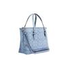 Coach Женская сумка Mollie Classic с жаккардовым монограммным узором, на молнии, светло-голубая CH228-SVM6A