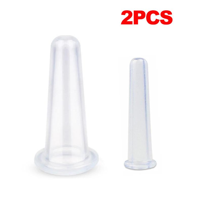 Kell 2x силиконовые чашки для лица, лица и глаз, массажные чашки с вакуумным присасыванием и лифтингом