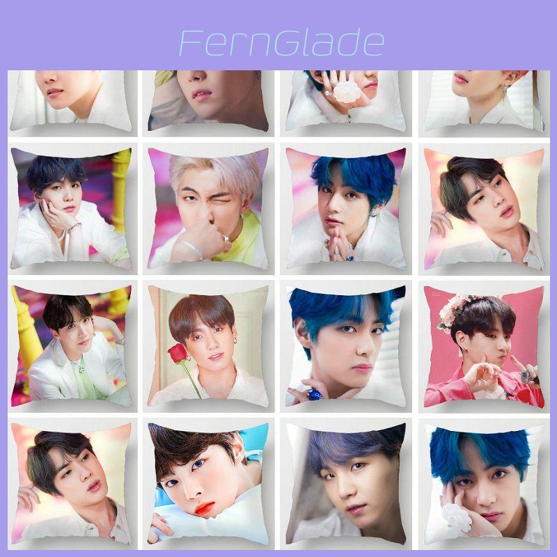 Уютная 45см Kpop Bts Bangtan Boys Наволочка Декоративная Мягкая Наволочка Для Дома
