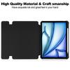 For iPad Air 13 (2025)/(2024) Case 360° Rotary Stand PU Leather+Acrylic Tablet Cover (Without Keyboard)
