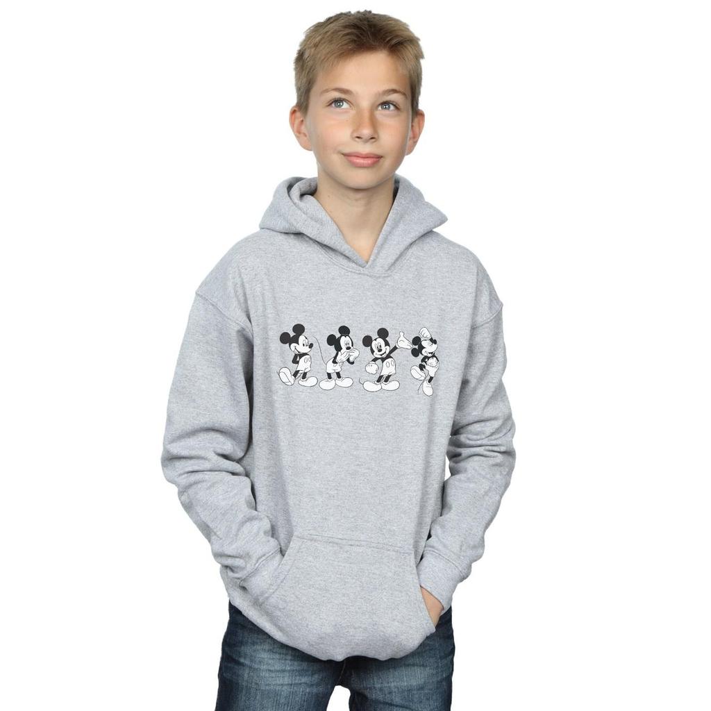Disney Boys Mickey Mouse Four Emotions Hoodie