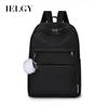 New Women's Oxford Cloth Backpack Simple Large Capacity Solid Color Commuter School Bag Fashion Casual Light Travel Bag