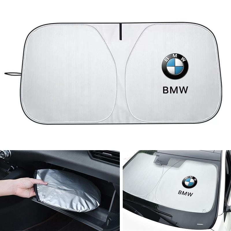 MLKJ3 Car Windshield Sun Shade Visor UV Protection Shield Foldable For BMW E34 E36 E60 E90 E46 E39 E70 F10 X5 X6 M3 M5 E71 F01 F02 F87