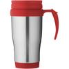 Glass "Sanibel" 400 ml insulated mug Silver