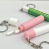 Portable Cotton Swab Toothpick Case with Chain Keychain Mini Storage Box for Toothpick Medicine Pills