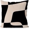 Black and White Geometric Pattern Pillow Covers Set ,,sofa and chair cushion covers, home bedroom room decoration
