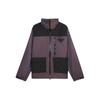 Retro Sports Woven Basketball Stand Collar Zip Jacket Men Jacket Purple 625341-01
