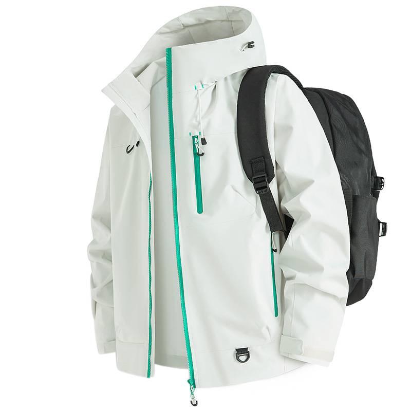 Мужская ветровка в американском стиле: Спортивная куртка для улицы, ветрозащитная и водонепроницаемая, для пар, весна/осень