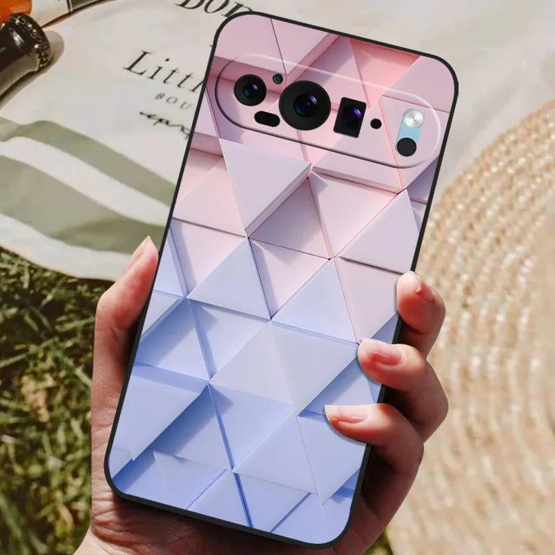 Чехол для Google Pixel 9 Pro XL Крутой Расписной Силиконовый ТПУ Мягкая Крышка для Googe Pixel 9 9 Pro 8A Чехлы Черные Защитные Оболочки