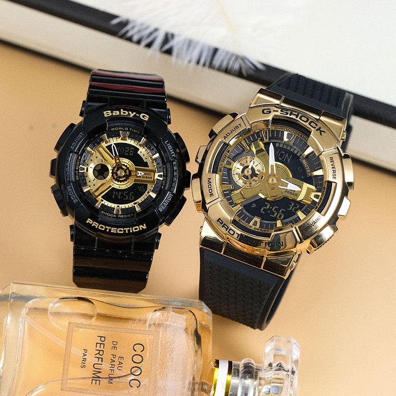 Casio watch series-GMBA fashion trend sports waterproof and shockproof quartz movement Japanese and Korean watches same GM-110G-1A9PR&BA-110-1APR