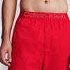 Calvin Klein Жаккардовый пояс, хлопковые свободные домашние шорты, трусы-боксеры, мужское нижнее белье, цвет красный, 40352MF