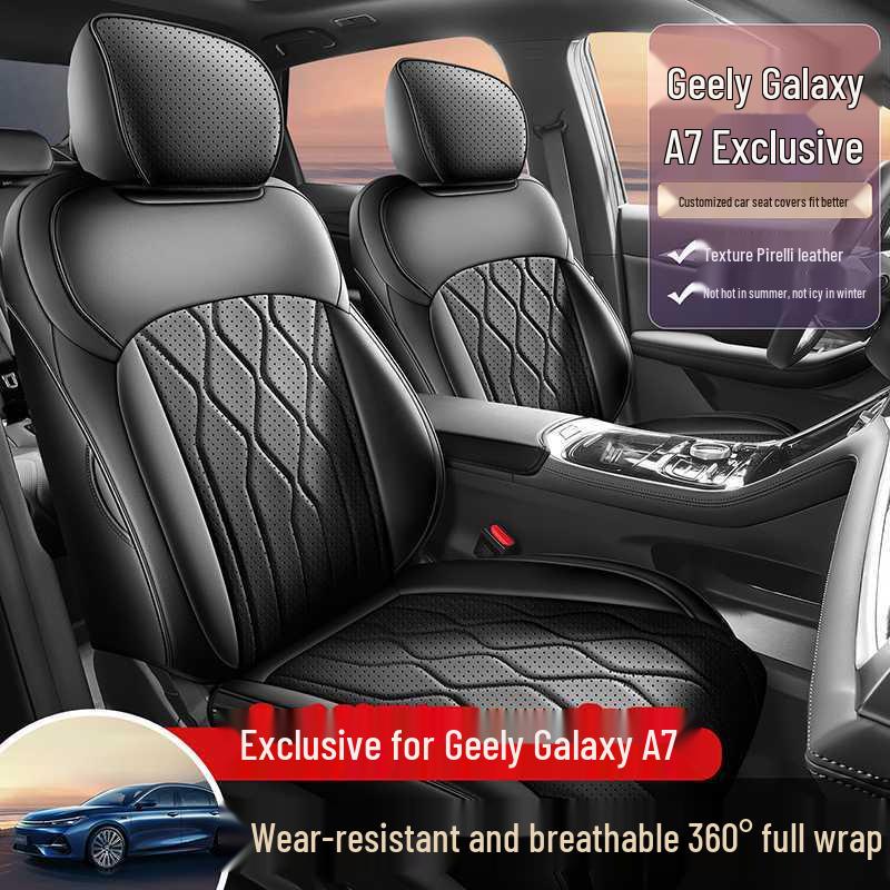 Всесезонные чехлы на сиденья Geely Galaxy A7 2025 года с полным покрытием для тюнинга интерьера