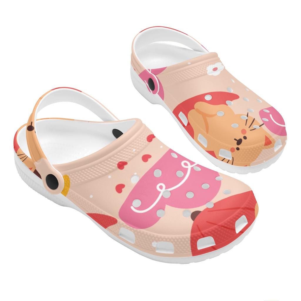 Colorful Pattern EVA Clogs Men Women Easy Clean Lightweight Slip On Casual Footwear Soft Sole Summer Sandals Summer Daily Wear