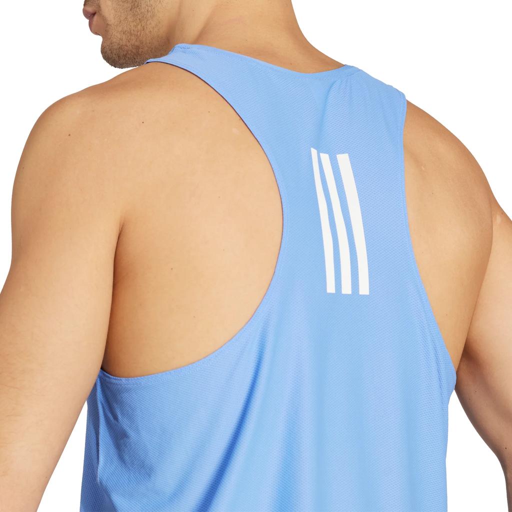 adidas Жилет с полосатым логотипом Мужские топы Синий JW9681