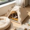 Foldable Dog House Detachable Cooling Dog Cave Cat Bed Portable Pet Tent  Camping Use