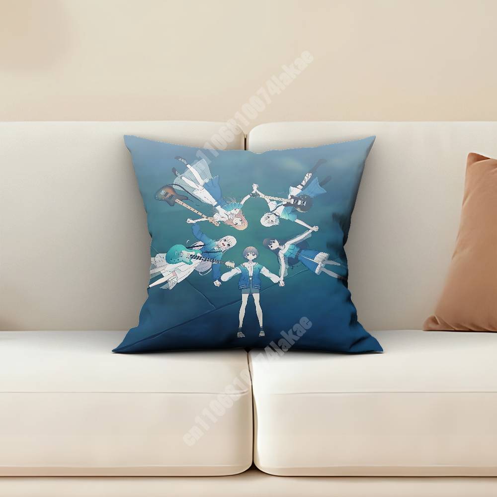 MyGO Tomori Takamatsu Bandori Sofa Couch Pillow Cover Cushion Case Home Bedroom Decoration