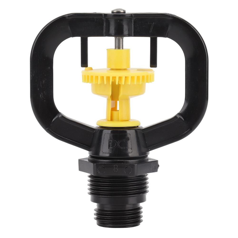 10PCS G1/2 and G3/4 Male Thread Rotating Irrigation Sprinklers 360 Degree Plastic Spinning Micro Nozzle Lightweight