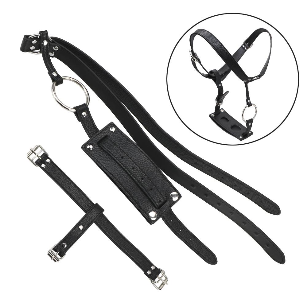 Секс-шоп Анальная пробка и ремень-бандаж для дилдо Эротическое кожаное устройство целомудрия Секс-игрушки для мужчин женщин Нижнее белье Трусы