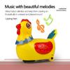 Novelty Chicken Laying Eggs Toy Music Animal The Magic Chicken With 3 Eggs Realistic Sound Singing Laying Eggs Puzzle Toys