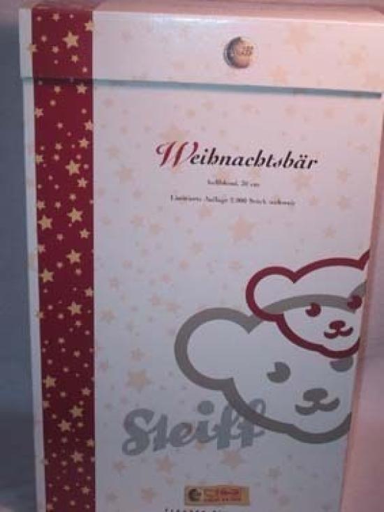 Steiff 2004 World Limited Edition Teddy Music Box "Santa Bear"
