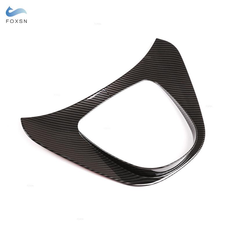 ABS углеродное волокно узор центр управления мультимедийная панель кнопок рамка крышка отделка для Mercedes Benz V Class V250 V260