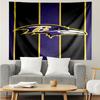 1PC football Ravens Logo Quick-Dry Tapestry, Unique Design Tapestry, Suitable for Bedroom,Livingroom, Playroom,Heartwarming Holiday Gifts