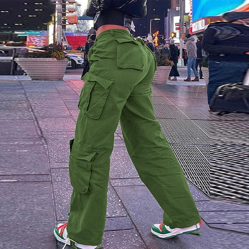 Высокая талия Модный уличный стиль Женские джинсы Повседневные брюки Трендовая рабочая одежда Длинные брюки Удобный крой Джинсовые брюки