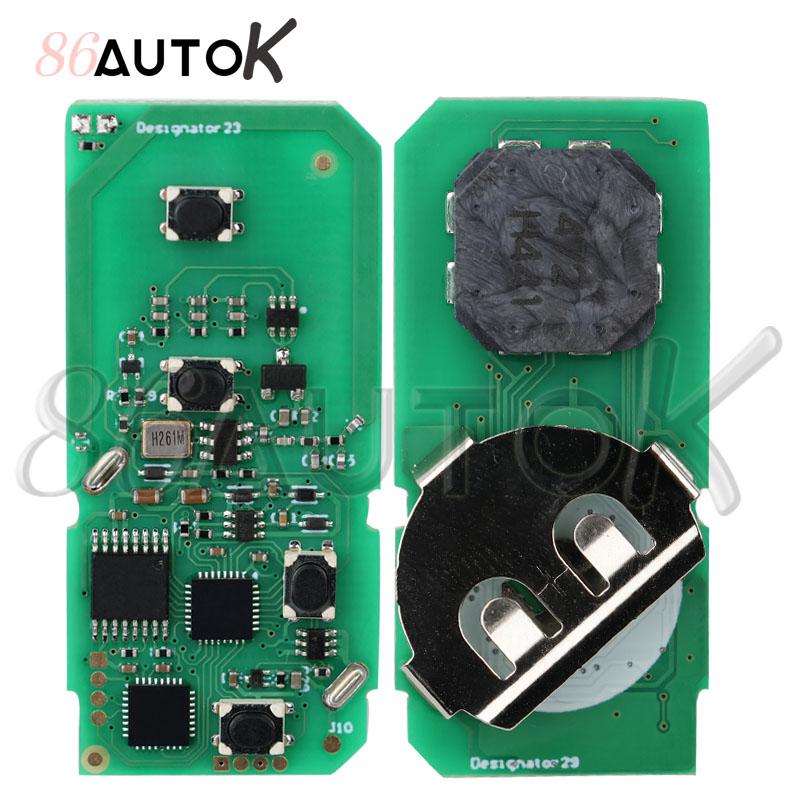 Car Remote Key for Toyota Avensis Prius 2010-2015 Auto Smart Key Fob FSK 433MHZ ID4D Chip 61A449-0011 F433 B74EA B75EA 2Buttons