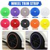 8M Roll Rim Blades Car Vehicle Color Wheel Rims Protectors Decor Strip Tire Guard Line Rubber Mounding Trim Tire Guard Line