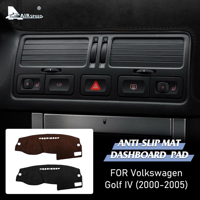 Flannel Dashboard Cover Pad for Volkswagen VW Golf 4 MK4 Golf IV 1J 2000 2001 2002 2003 2004 2005 Anti-UV Dash Mat Accessories