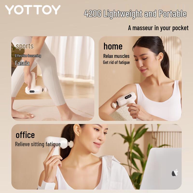 Yottoy Mini Multi-functional Muscle Fascia Gun