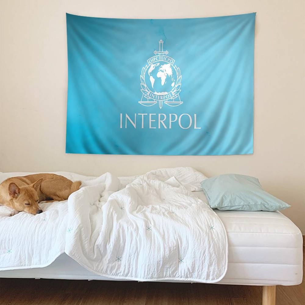IInterpols LOGO Printed Large Wall Tapestry Hanging Tarot Hippie Wall Rugs Dorm Home Decor