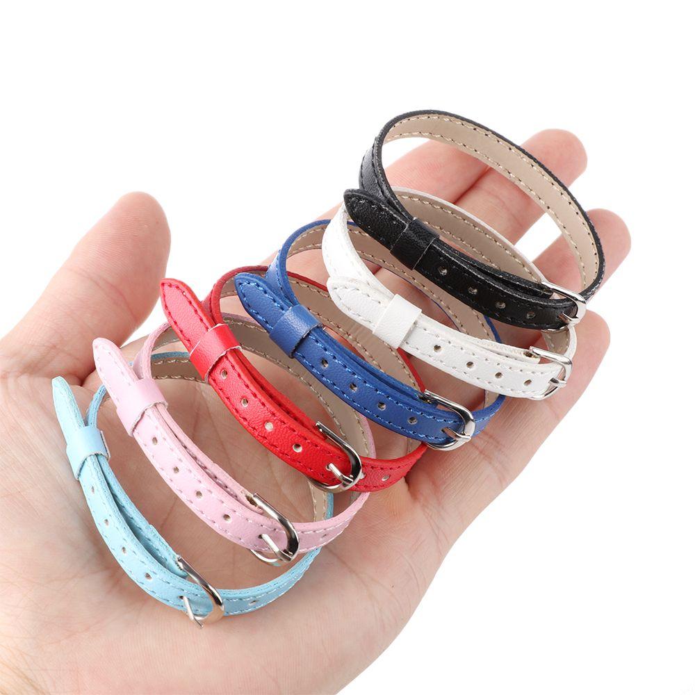 Super Mini Long 22cm Width 8mm Bjd Doll Clothes Artificial leather Doll Belt DIY Doll Accessories