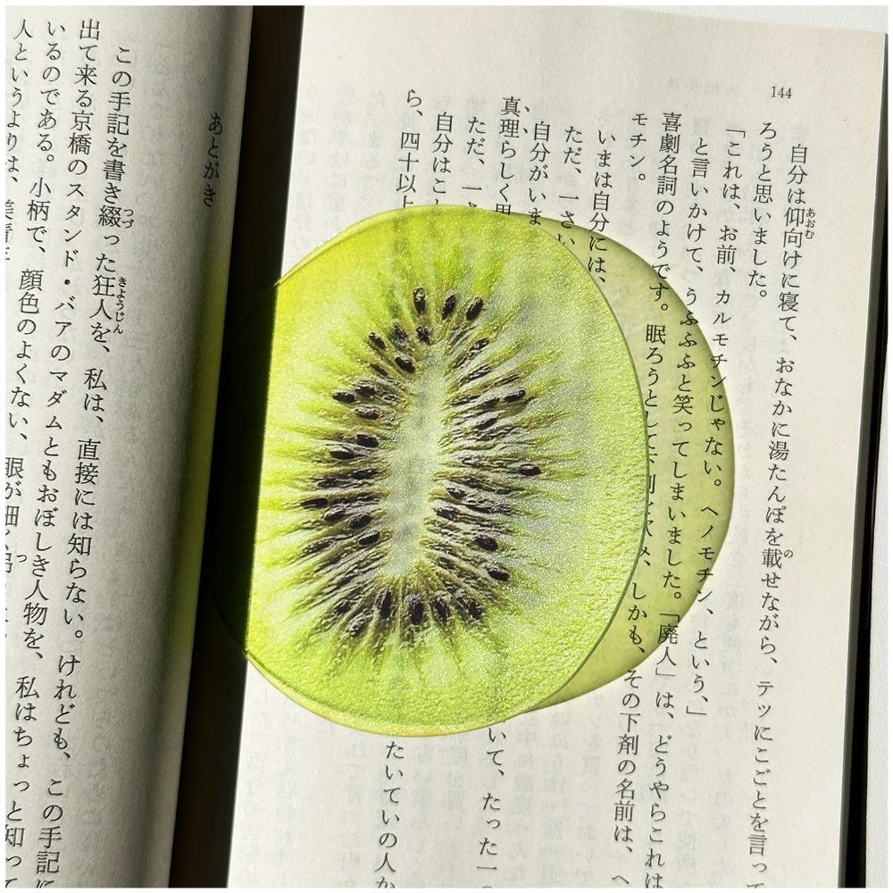 Premium Feeling Reading Mark Transparent Grape Tomato Bookmarks Simulation Bookmark  Student Gift