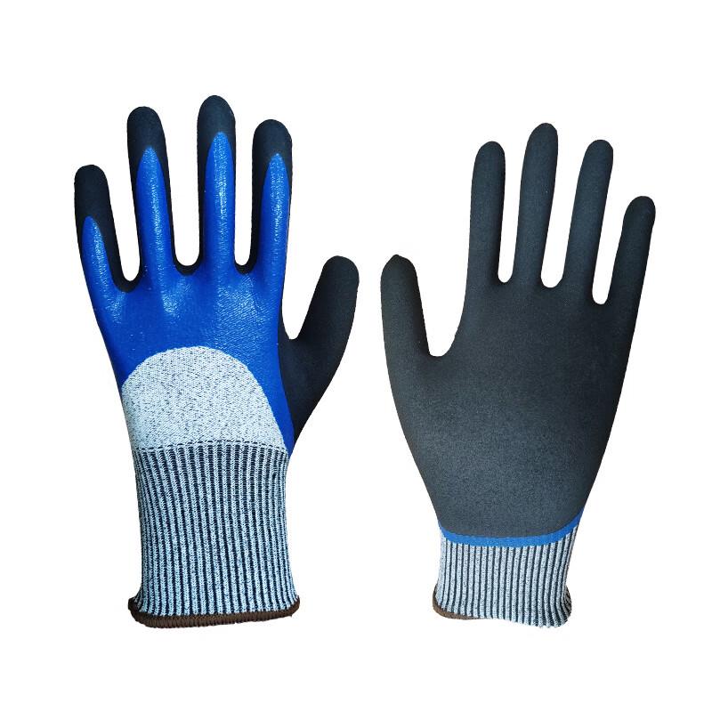 Xinyu Helper Nitrile Frosted Cut-Resistant Work Gloves