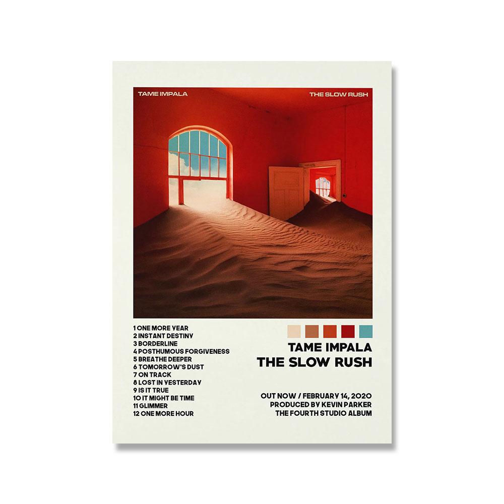 Постер «Приручить Импалу на Гластонбери», винтажный красочный чехол, холст, картина, ретро настенные панно для гостиной, украшение дома