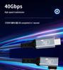 USB4 Full-Function Braided Type-C Data & Charging Cable, 40Gbps, Thunderbolt 4 Compatible