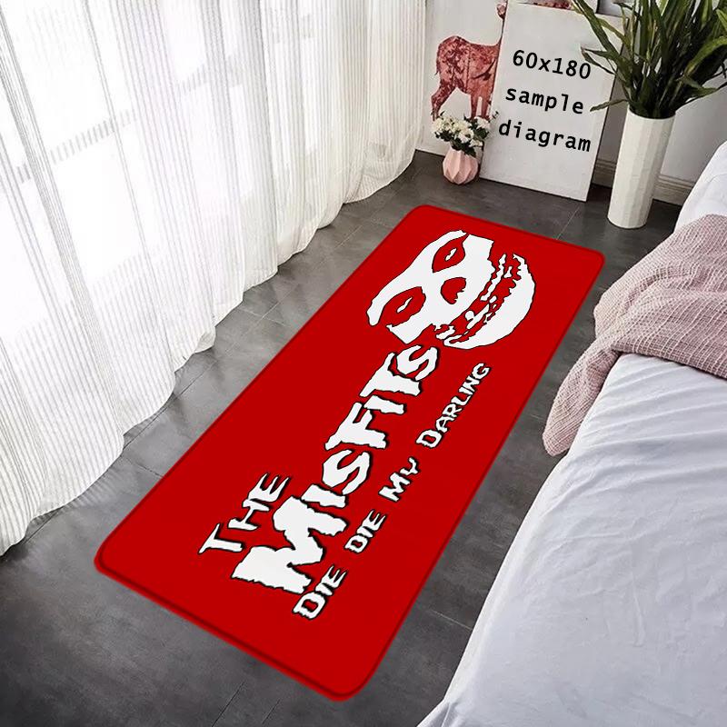 Bedside Foot Rug Welcome Floor Mat for Entryway Misfits Bathroom Hallway Carpet Kitchen Water Adsorbed Rugs Fluffy Home Decor